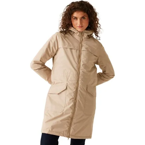 REGATTA WOMENS ROMINE II JACKET WARM TAUPE / LIGHT VANILLA  - UK SIZE 10