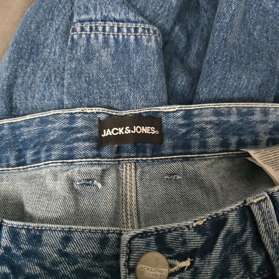 JACK & JONES BAGGY JEANS – MEN'S DENIM TROUSERS (ALEX) 32"