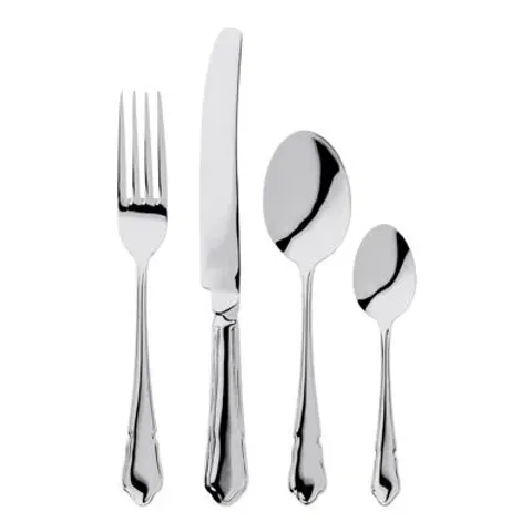 BOXED JUDGE 24 PIECE STAINLESS STEEL CUTLERY SET DUBARRY PATTERN TABLE SET (1 BOX)