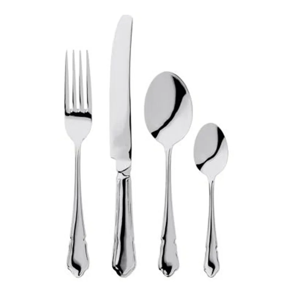 BOXED JUDGEH24 PIECE STAINLESS STEEL CUTLERY SET DUBARRY PATTERN TABLE SET  (1 BOX)