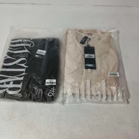 LOT OF APPROXIMATELY 45 BRAND NEW KILLSTAR CLOTHING ITEMS INCLUDES MAINLY CYBELE LACE DRESSES IN IVORY - VARIOUS SIZES
