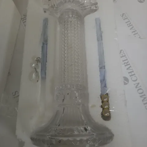 JULIAN MACDONALD PRE LIT GLASS LIGHT