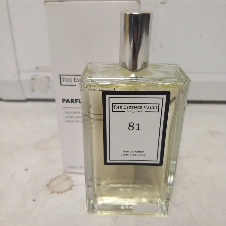 BOXED THE ESSENCE VAULT FRAGRANCES INTENSE PARFUM NO 81 100ML
