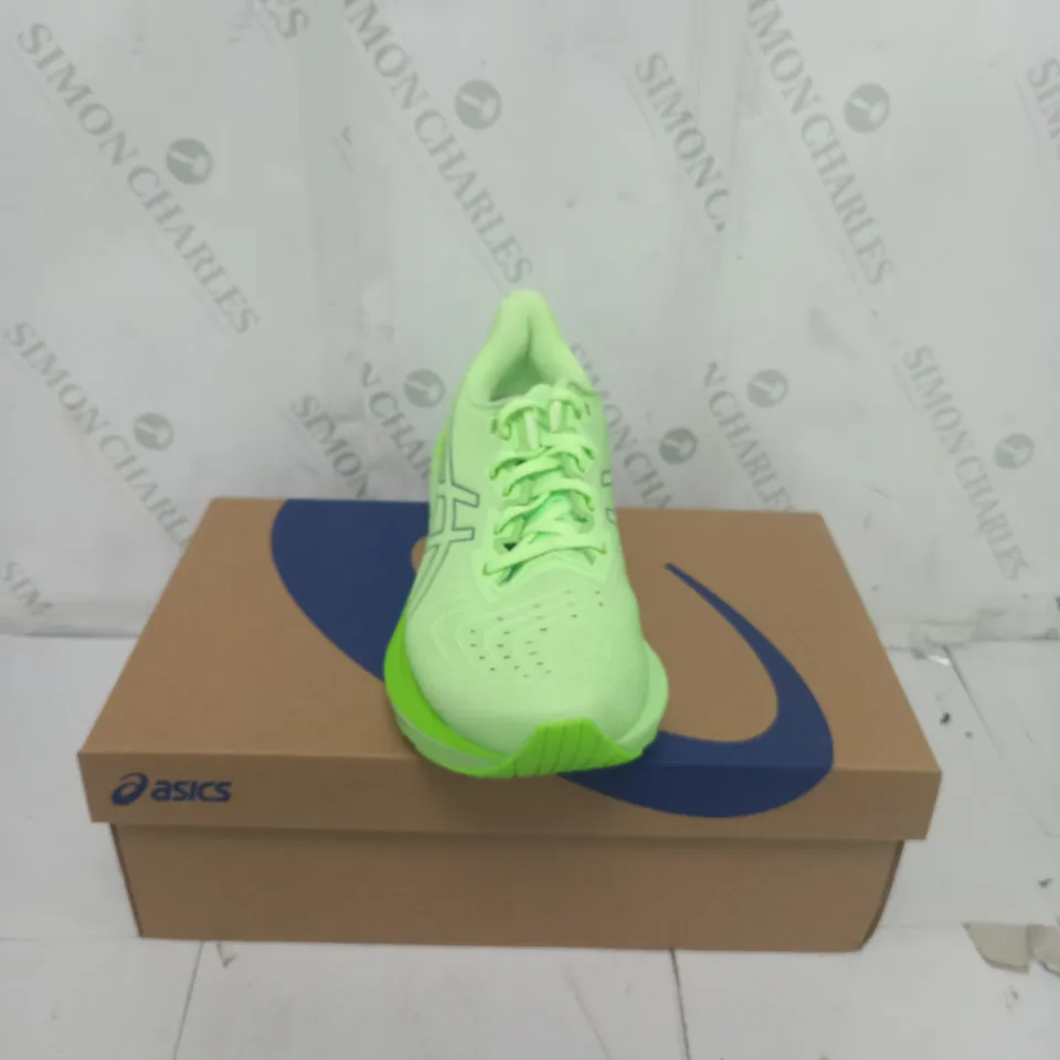 ASICS MENS NOVABLAST 4 - ILLUMINATE GREEN/LIME BURST - NEUTRAL SIZE 8.5 