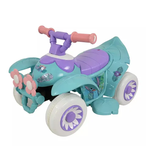 DISNEY STITCH 6V ELECTRIC ALOHA! MINI QUAD RIDE-ON