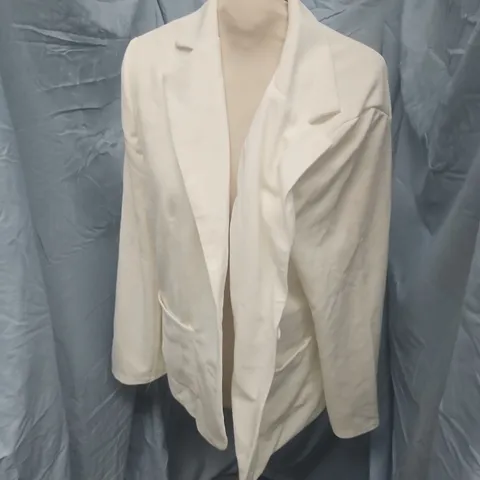 MINT LIMIT WHITE BLAZER – WOMEN'S JACKET, SIZE XL