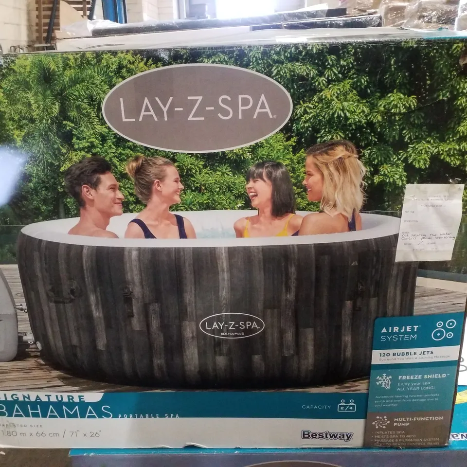 BOXED LAY-Z-SPA SIGNATURE BAHAMAS PORTABLE SPA