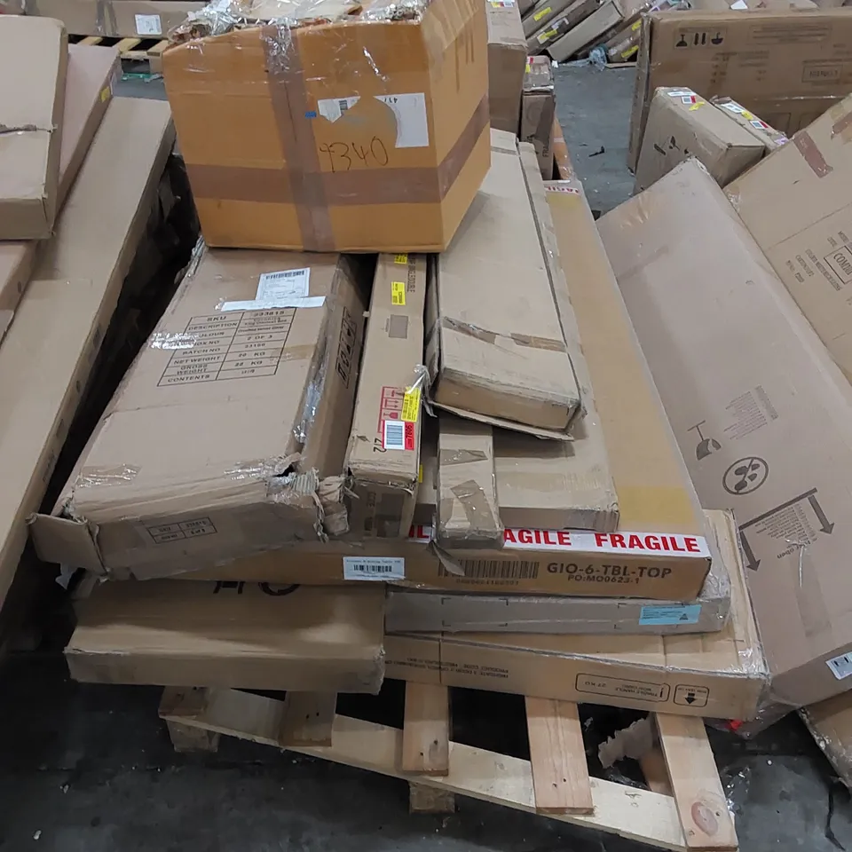 PALLET TO CONTAIN ASSORTED BOXED FURNITURE AND FURNITURE PARTS