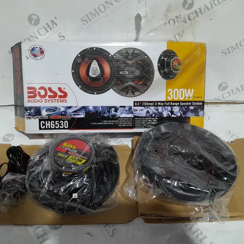 BOSS AUDIO SYSTEM 300W 6.5" 3-WAY FULL RANGE SPEAKER SYSTEM 