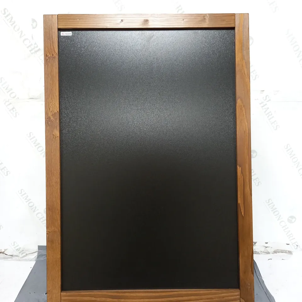 BLACK CHALKBOARD 70x50cm WOODEN FRAME