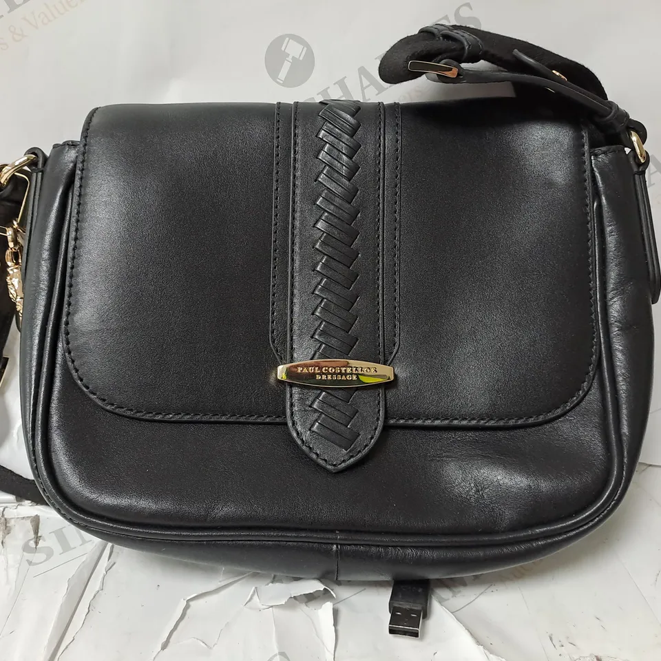 PAUL COSTELLOE PRESSAGE BLACK HAND BAG 