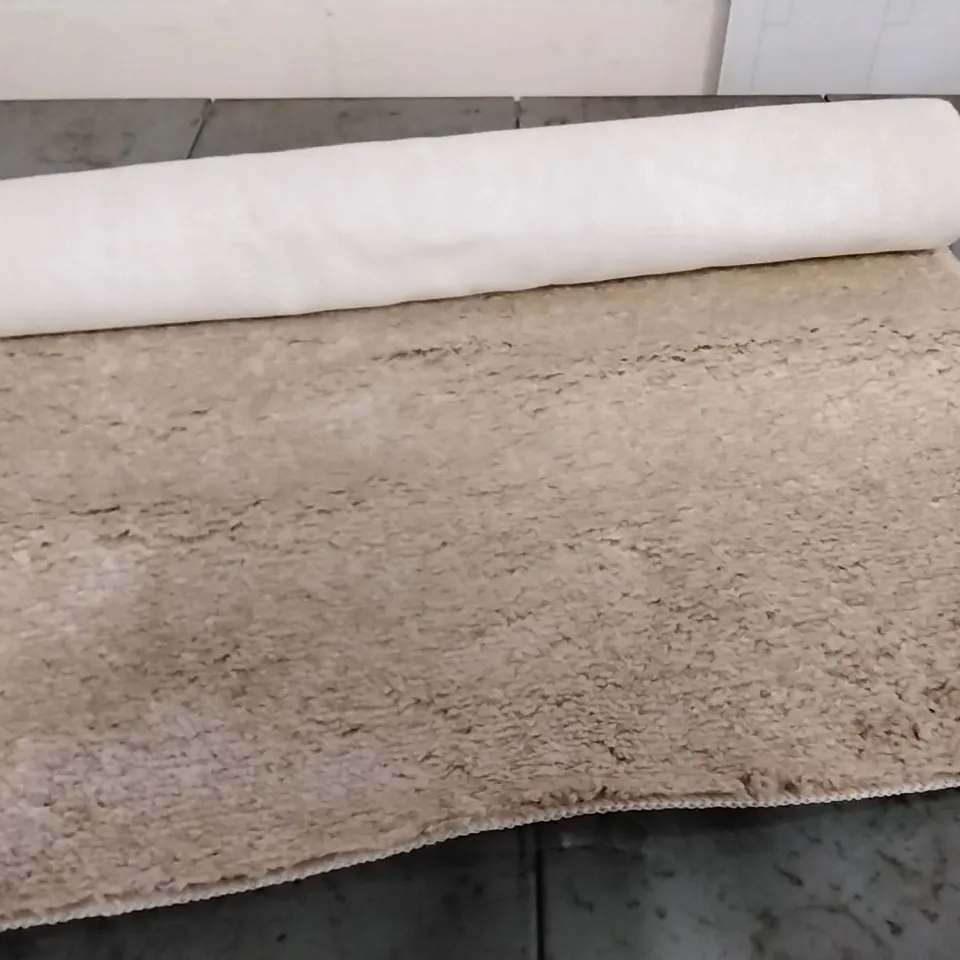 BRAND NEW PACO HOME CARPET IN BEIGE - 80X150CM