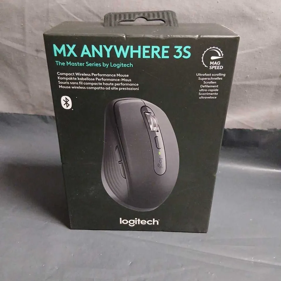 LOGITECH MX ANYWHERE 3S WIRELESS MOUSE – BLACK