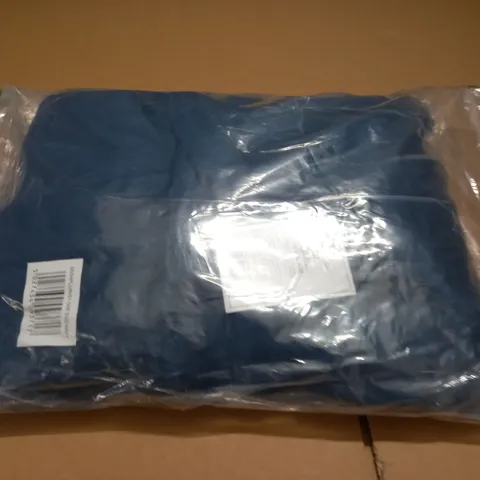 FLANNEL FLEECE DRESSING GOWN IN NAVY - ONE SIZE