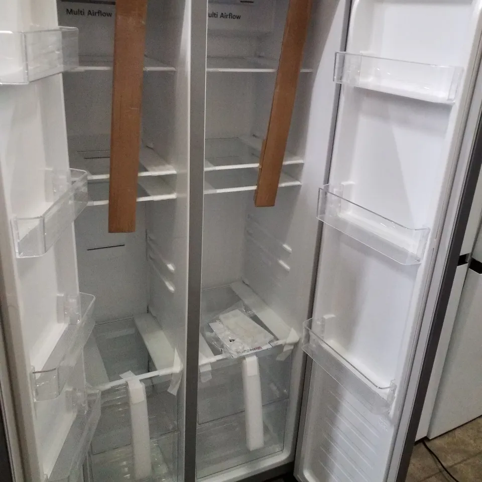 FREESTANDING SLIM AMERICAN SIDE BY SIDE DOOR FRIDGE - UNPROCESSED RAW RETURN