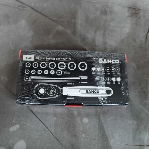Bahco 25-piece Socket Set 1/4" (SL25)