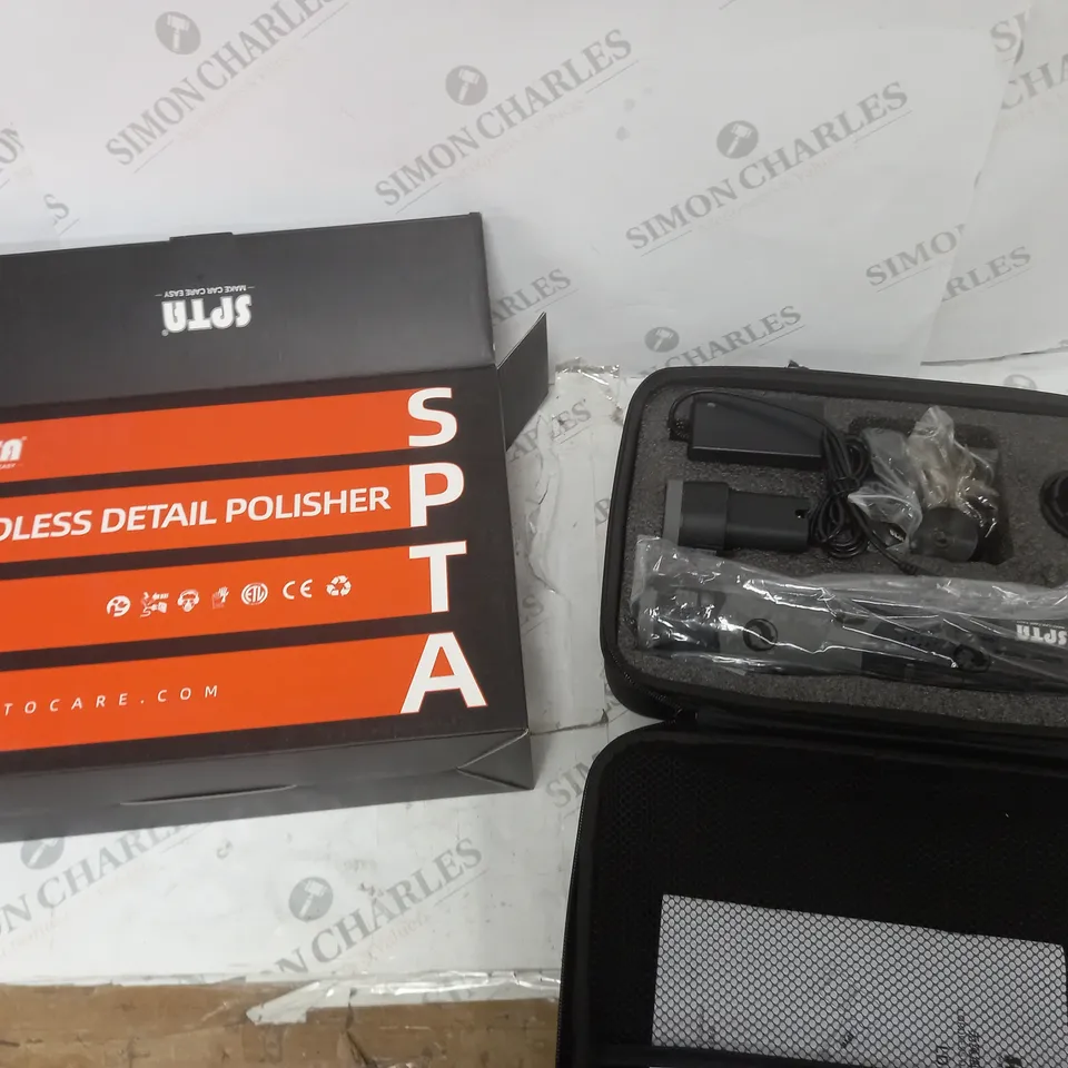 BOXED SPTA CORDLESS DETAIL POLISHER LD104