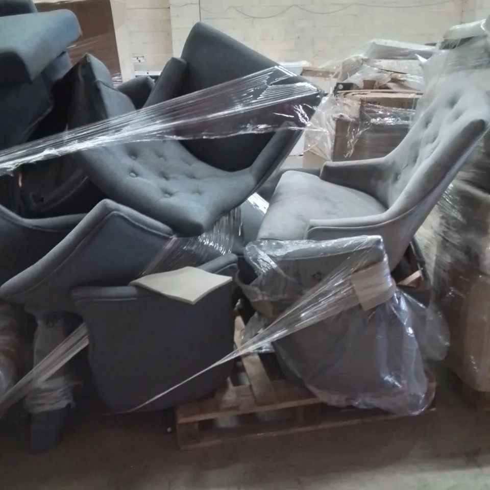 PALLET OF INCOMPLETE CHAIRS MISSING LEGS