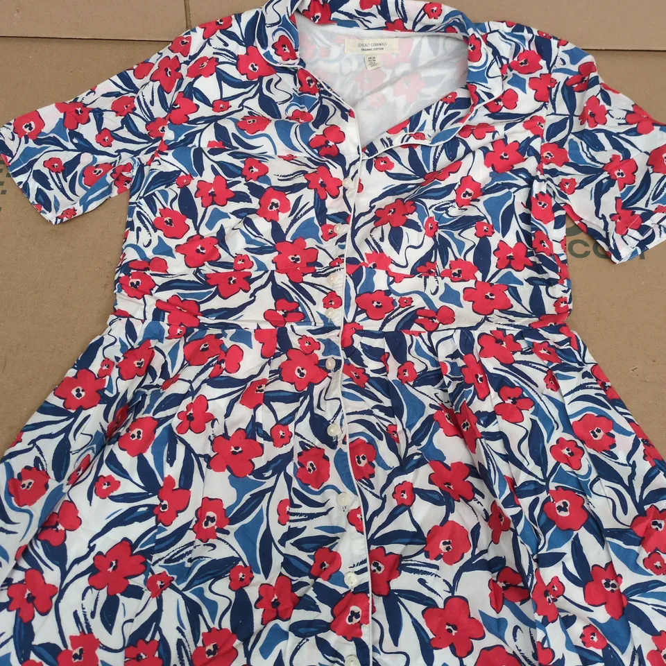 SEASALT CORNWALL FLORAL DRESS – ORGANIC COTTON, UK 10 (EU 38)
