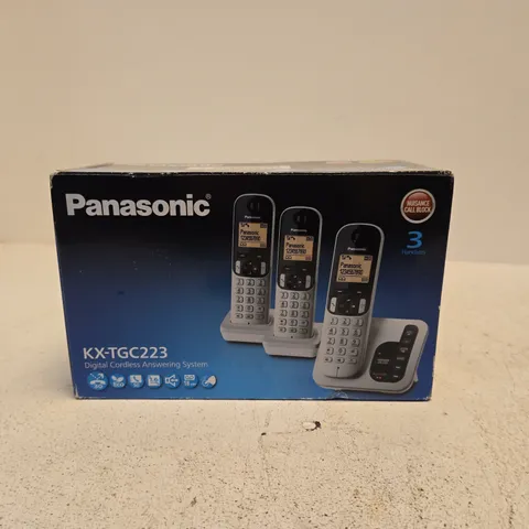 PANASONIC KX-TGC223 DIGITAL CORDLESS ANSWERING SYSTEM – BOXED