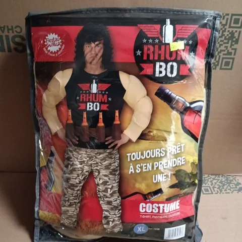 FIESTAS GUIRCA COSTUME SET – T-SHIRT, TROUSERS & BELT (XL) – FANCY DRESS