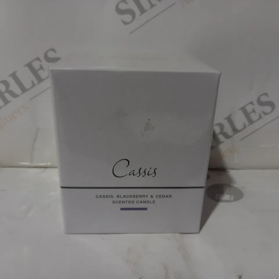 BOXED THE WHITE COMPANY CASSIS SCENTED CANDLE