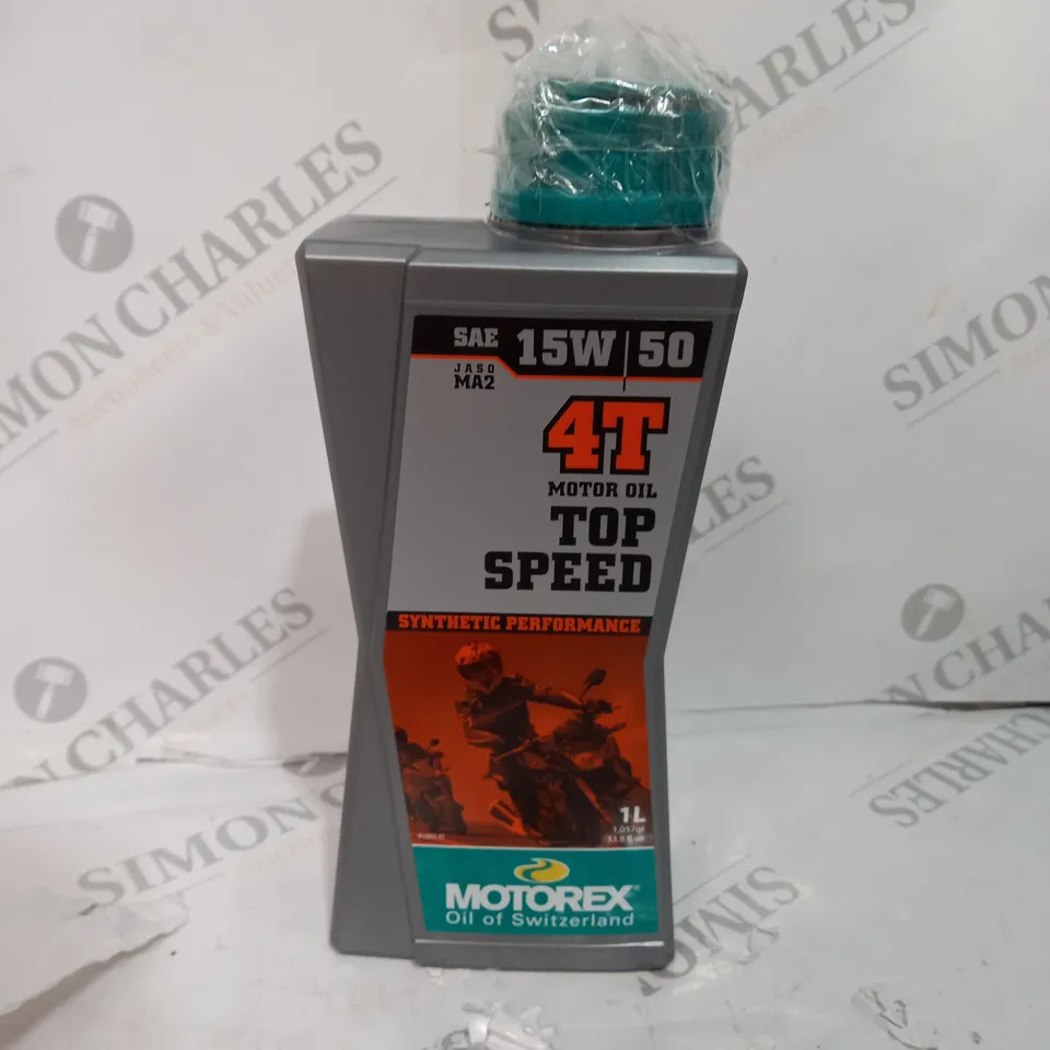 MOTOREX 4T TOP SPEED 15W/50 - 1 LITRE / COLLECTION ONLY 