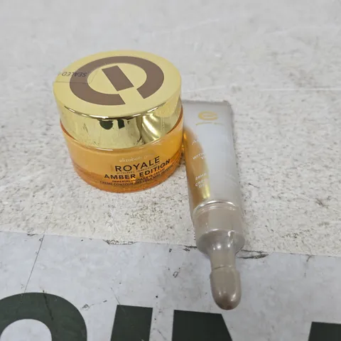 ELIZABETH GRANT ROYAL AMBER EDITION EYE CREAM 30ML JAR + ABSOLUTE EYE CREAM TUBE