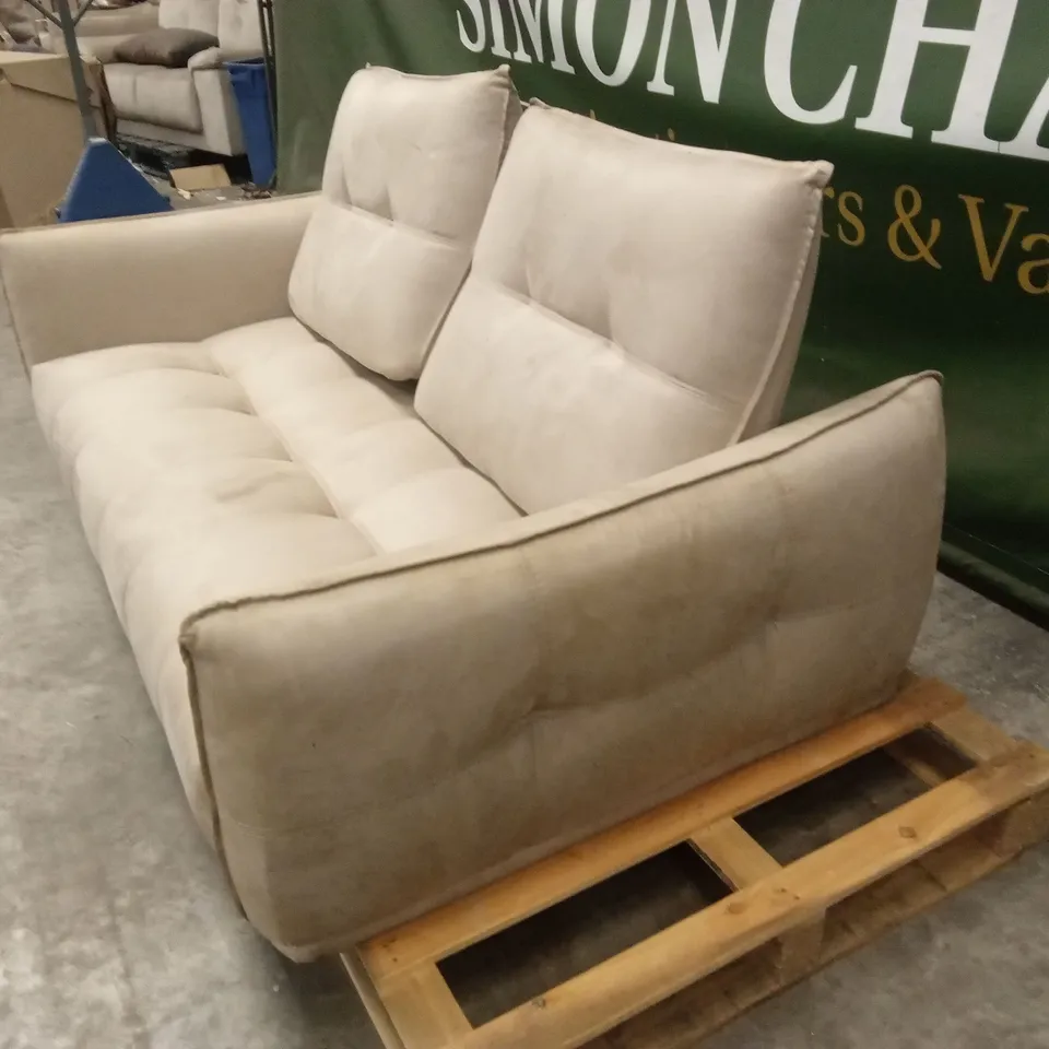 QUALITY DESIGNER SUEDE SOFA BED