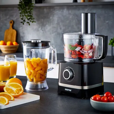 BOXED GEEPAS 800W 10 IN 1 FOOD PROCESSOR BLENDER