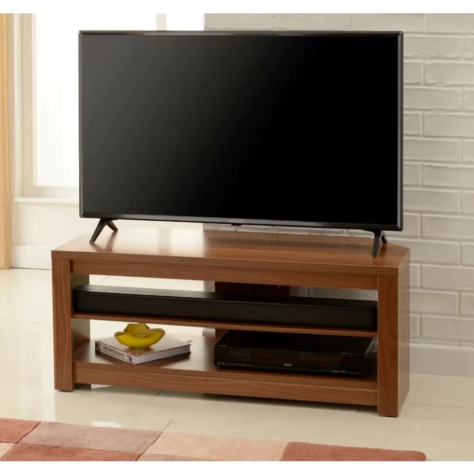 BOXED WILDES TV STAND UP TO 50" WALNUT
