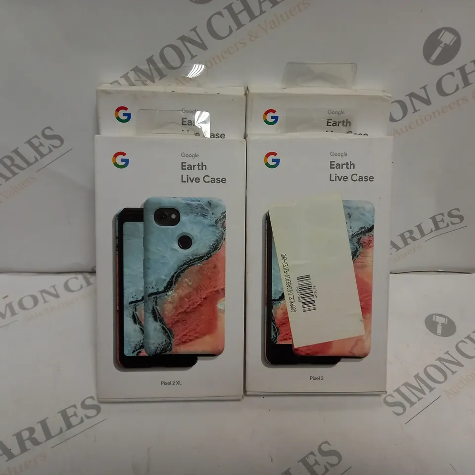 4 BOXED GOOGLE EARTH LIVE CASE FOR PIXEL 2 XL 