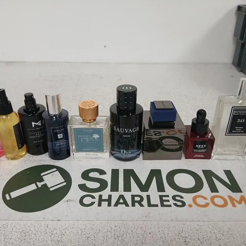 APPROXIMATELY 10 ASSORTED UNBOXED FRAGRANCES