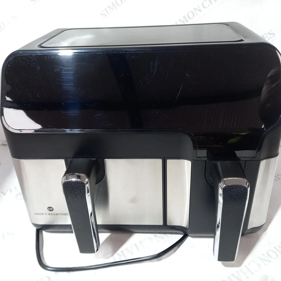 BOXED COOK'S ESSENTIALS 7.7L DUAL AIR FRYER