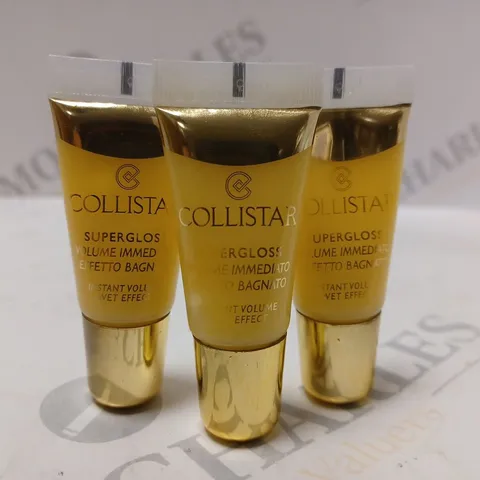 BOX OF APPROX 200 X 8ML COLLISTAR SUPERGLOSS INSTANT VOLUME WET EFFECT 