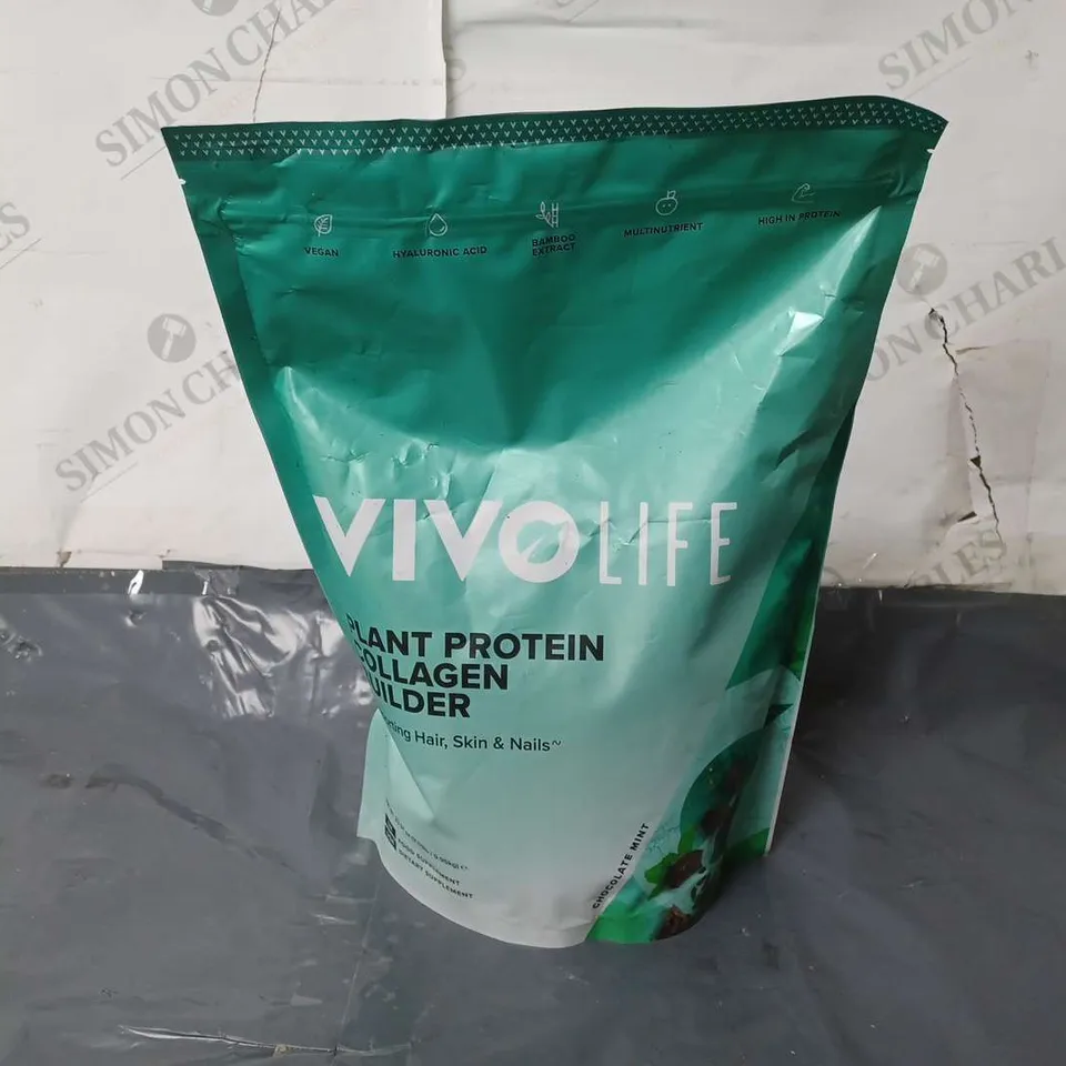 VIVOLIFE PLANT COLLAGEN BUILDER CHOCOLATE MINT (950g)