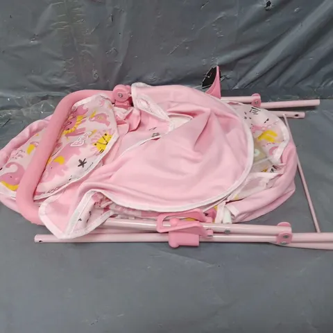 KIDS PINK PUSH CHAIR