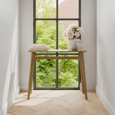 BOXED KITT SMOKED CONSOLE TABLE