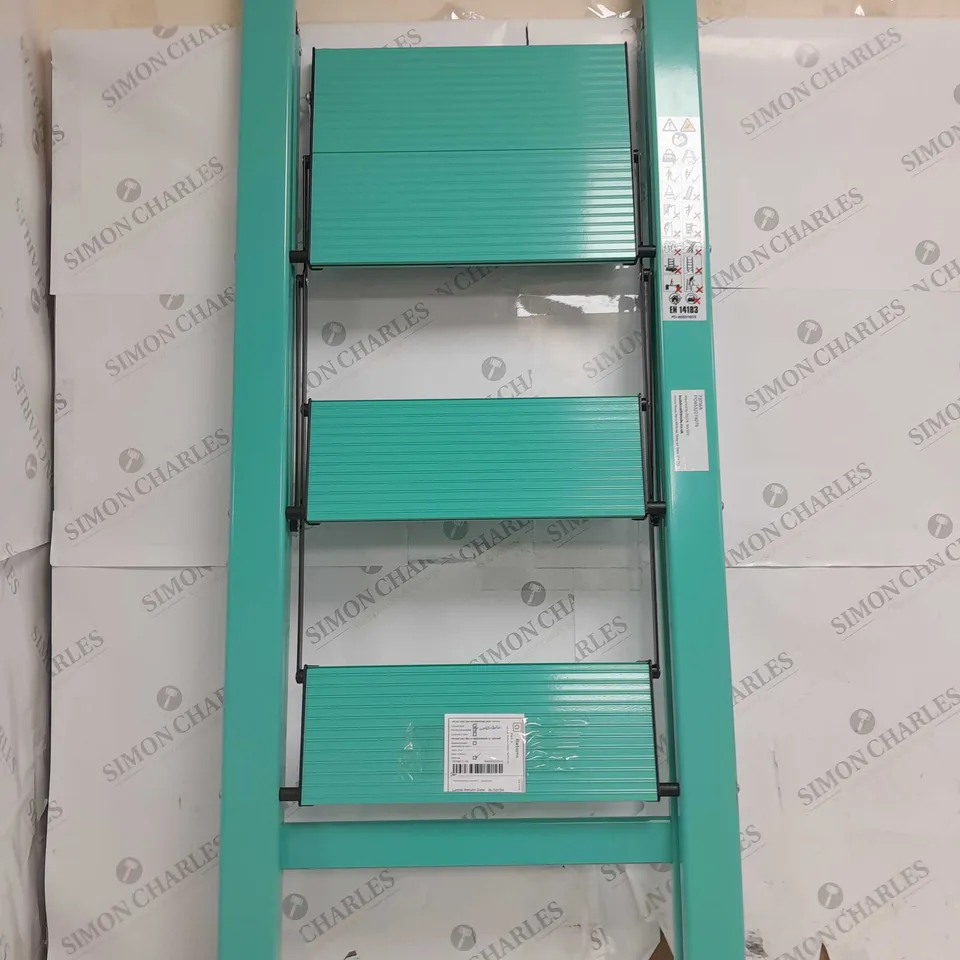SLIMLINE STEP LADDER TEAL