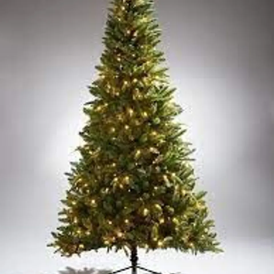 BOXED 7FT GRIZEDALE PRE-LIT CHRISTMAS TREE - COLLECTION ONLY RRP £179.99