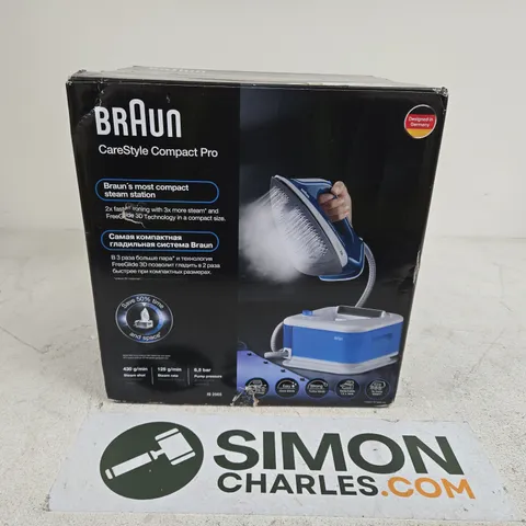 BRAUN CARESTYLE COMPACT STEAM STATION BOXED