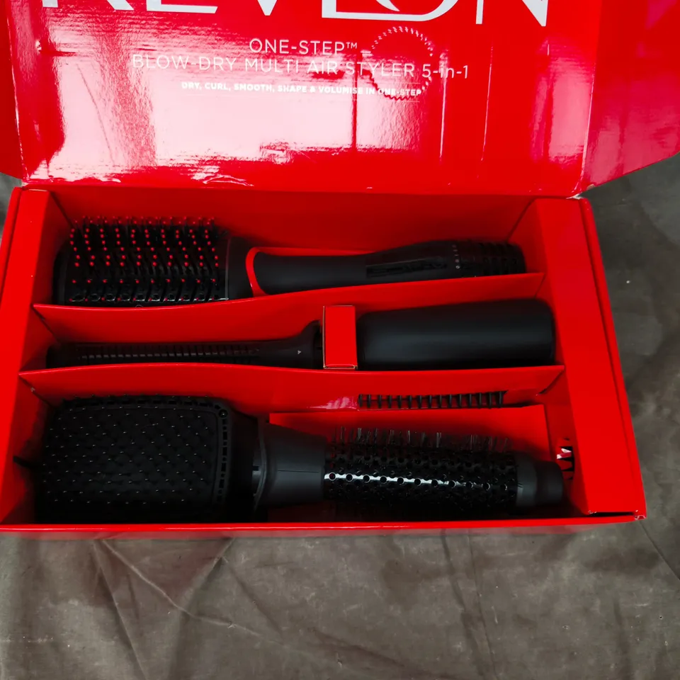 REVLON ONE-STEP BLOW-DRY MULTI AIR STYLER 5-IN-1 – BOXED