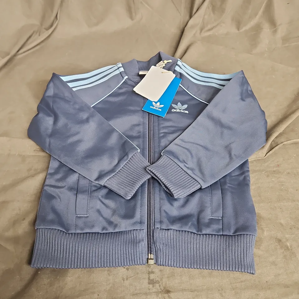 ADIDAS TRACK TOP IN BLUE MULTI SIZE 18-24MONTHS