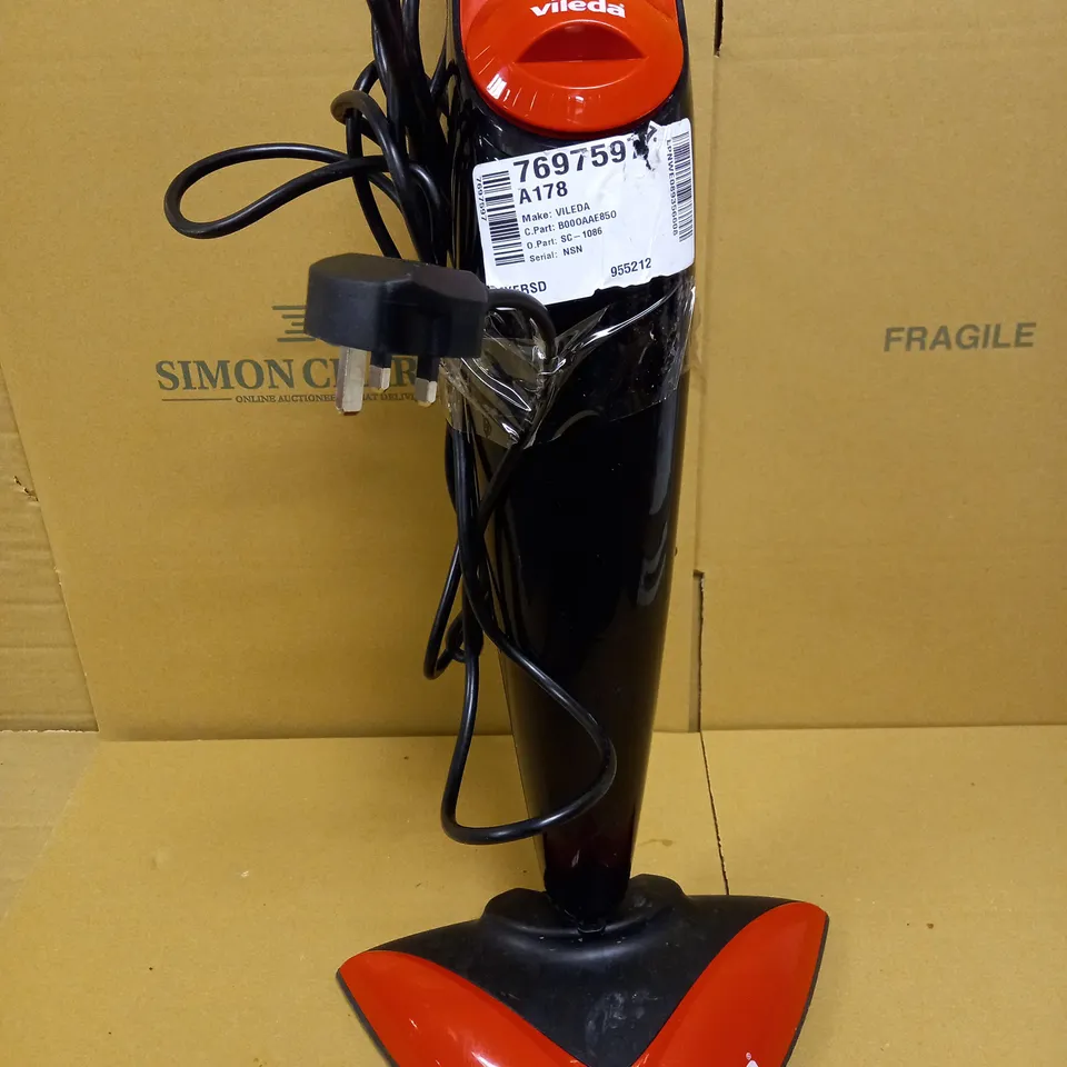 VILEDA STEAM MOP FOR FLOOR CLEANING, FLOOR STEAMER FOR ALL FLOORS