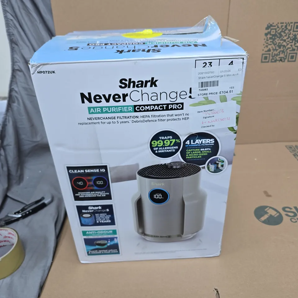 SHARK NEVER CHANGE 5 MINI AIR PURIFIER