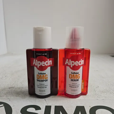 ALPECIN CAFFEINE DMG SHAMPOO & SERUM – 2 BOTTLES