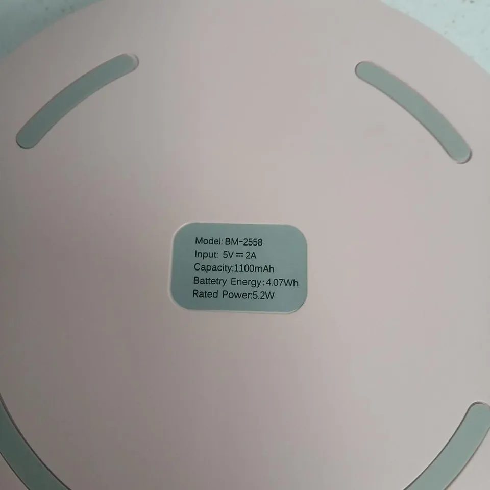 BELLALICIOUS LED MAKEUP MIRROR WITH RING LIGHT – PINK, MODEL BM-2558