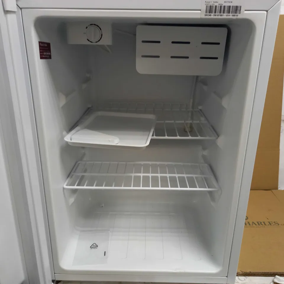 RUSSELL HOBBS RHTTF67W REVERSIBLE DOORS TABLE TOP MINI FRIDGE- COLLECTION ONLY