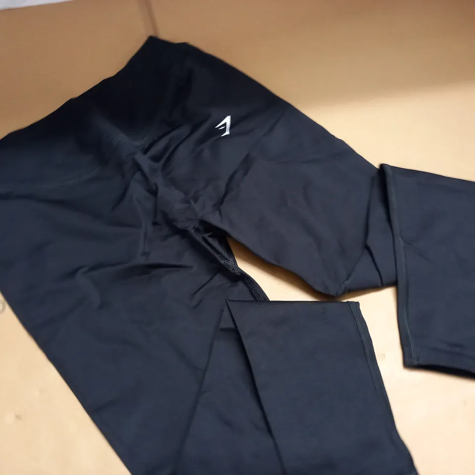 GYMSHARK BLACK TRAINING LEGGINGS - XL
