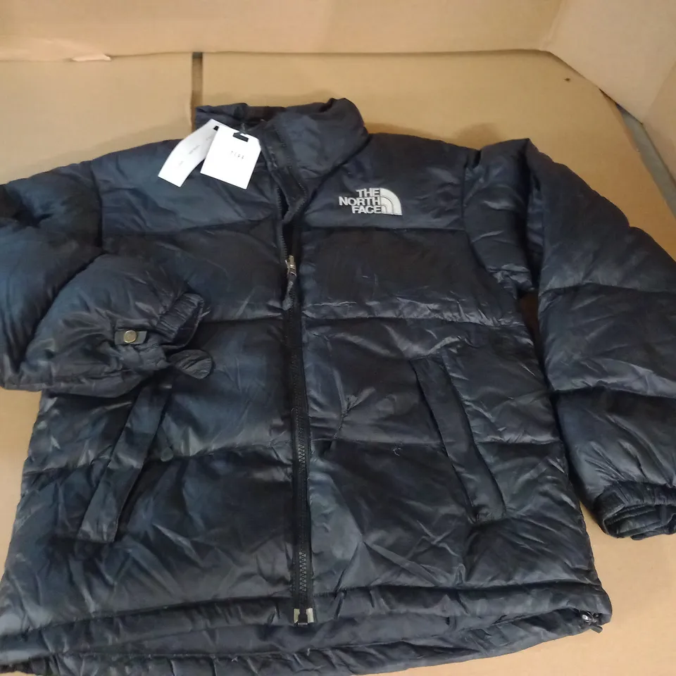 NORTH FACE BLACK PADDED COAT - 85